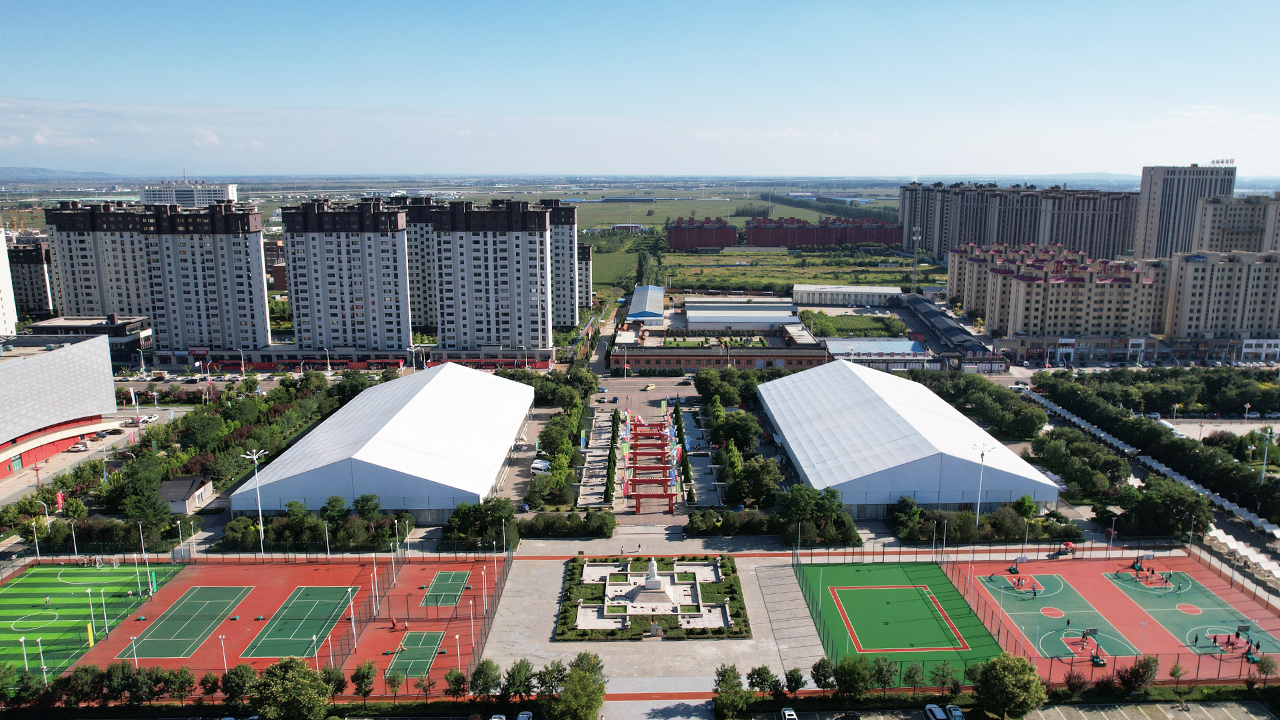 大跨度篷房，快速搭建大空間，輕松解決各類場地需求封面